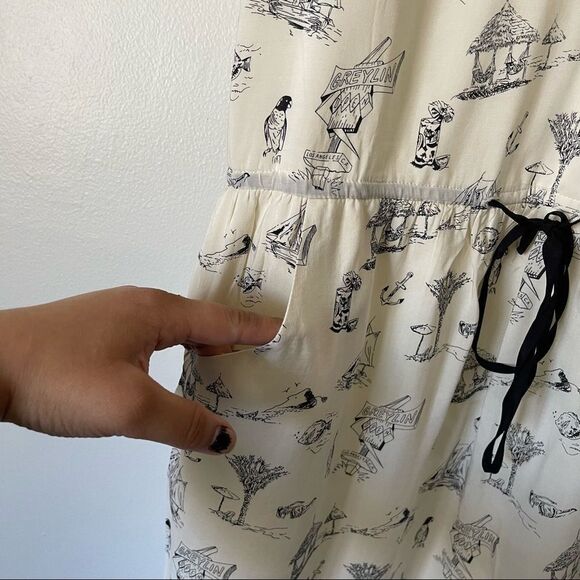 Anthropologie Greylin Printed sleeveless mini dress preowned Small - Picture 6 of 8